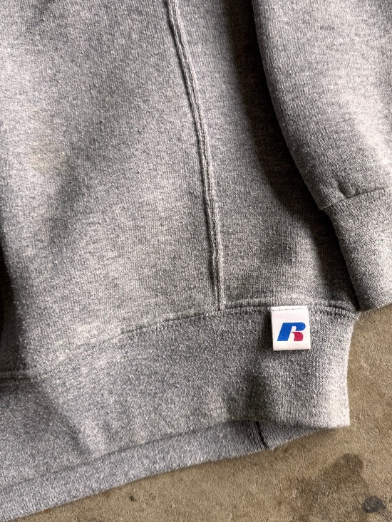 Vintage USC Trojans Russell Sweatshirt Mens Large Heather Grey Stitched Letters - Picture 3 of 3